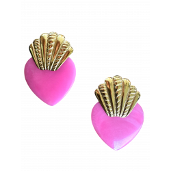 boucles d'oreilles Amore aux couleurs tendance un must have